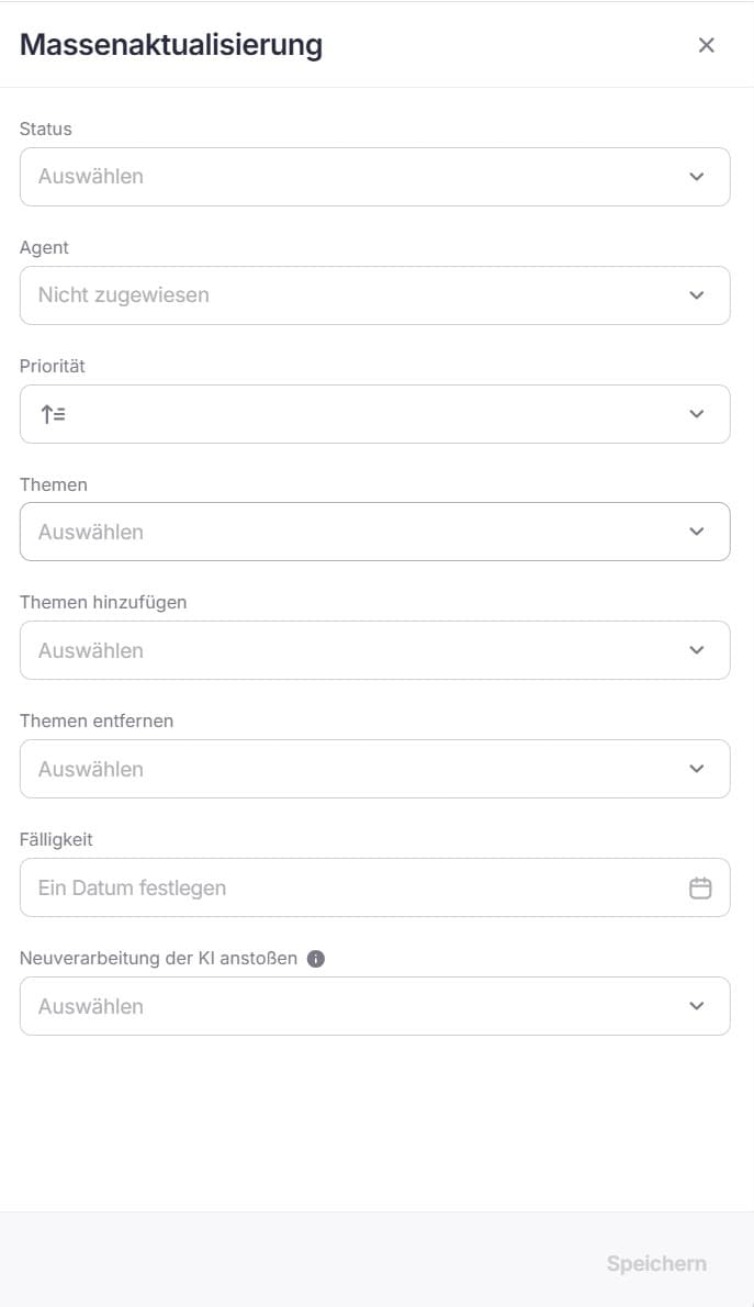 Massenaktualisierung